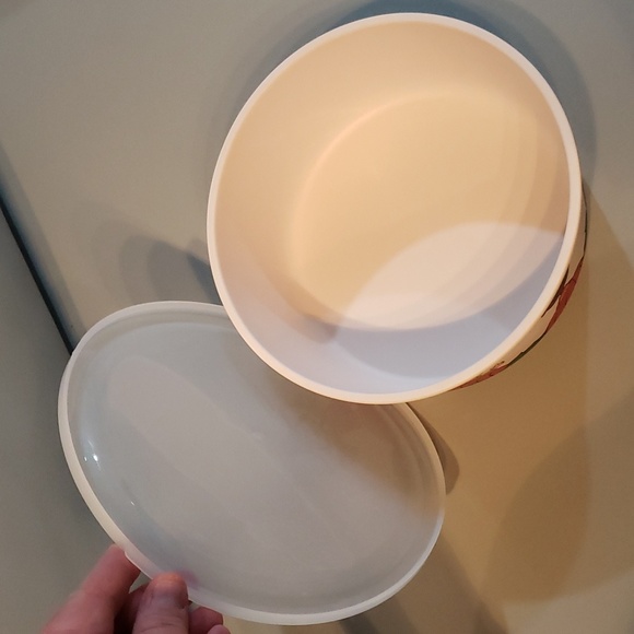 Peanuts character great pumpkin bamboo fibre bowl with lid NWT - Picture 4 of 6